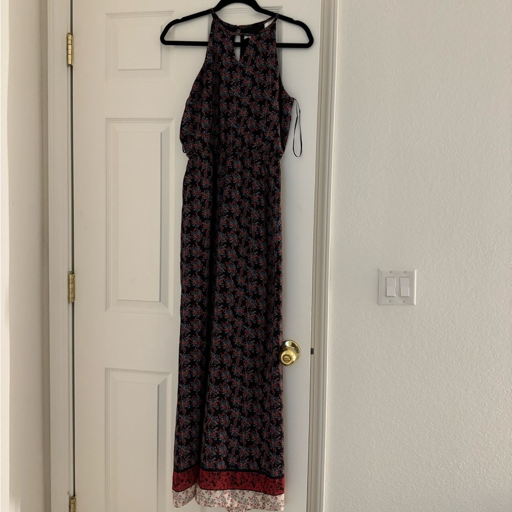 Patterned Strappy Jumpsuit